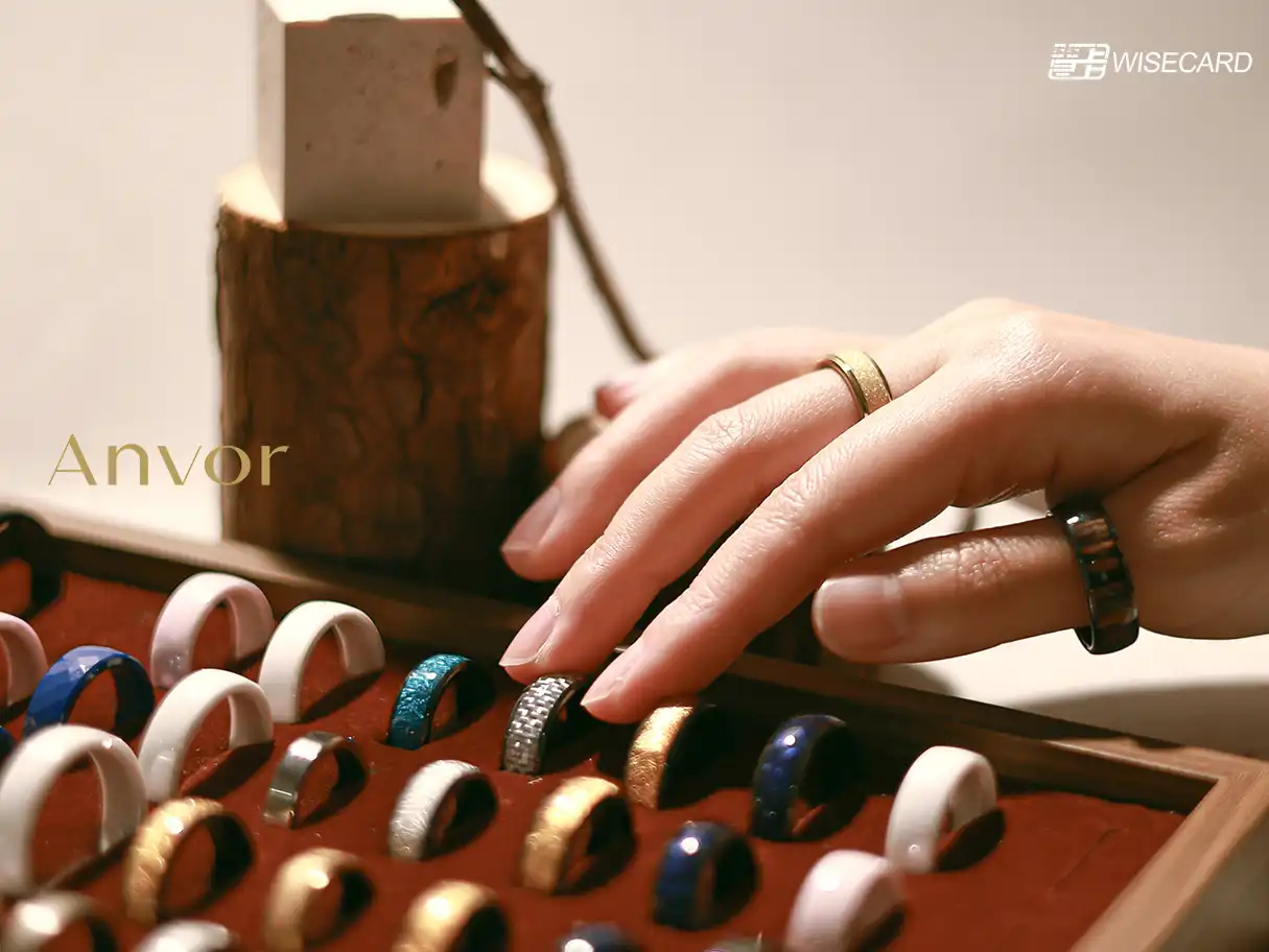 Anvor Smart Payment Ring: The World's First Payment Ring with EMV Security Chip + Fitness Tracking